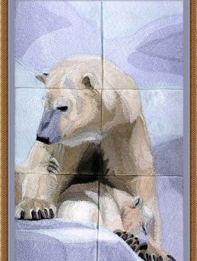 Картина -Мама-медведица и малыш